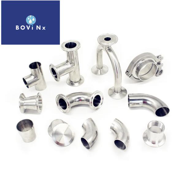 Три сцепки из нержавеющей стали и трубные фитинги 3А сертифицированные Ss 304