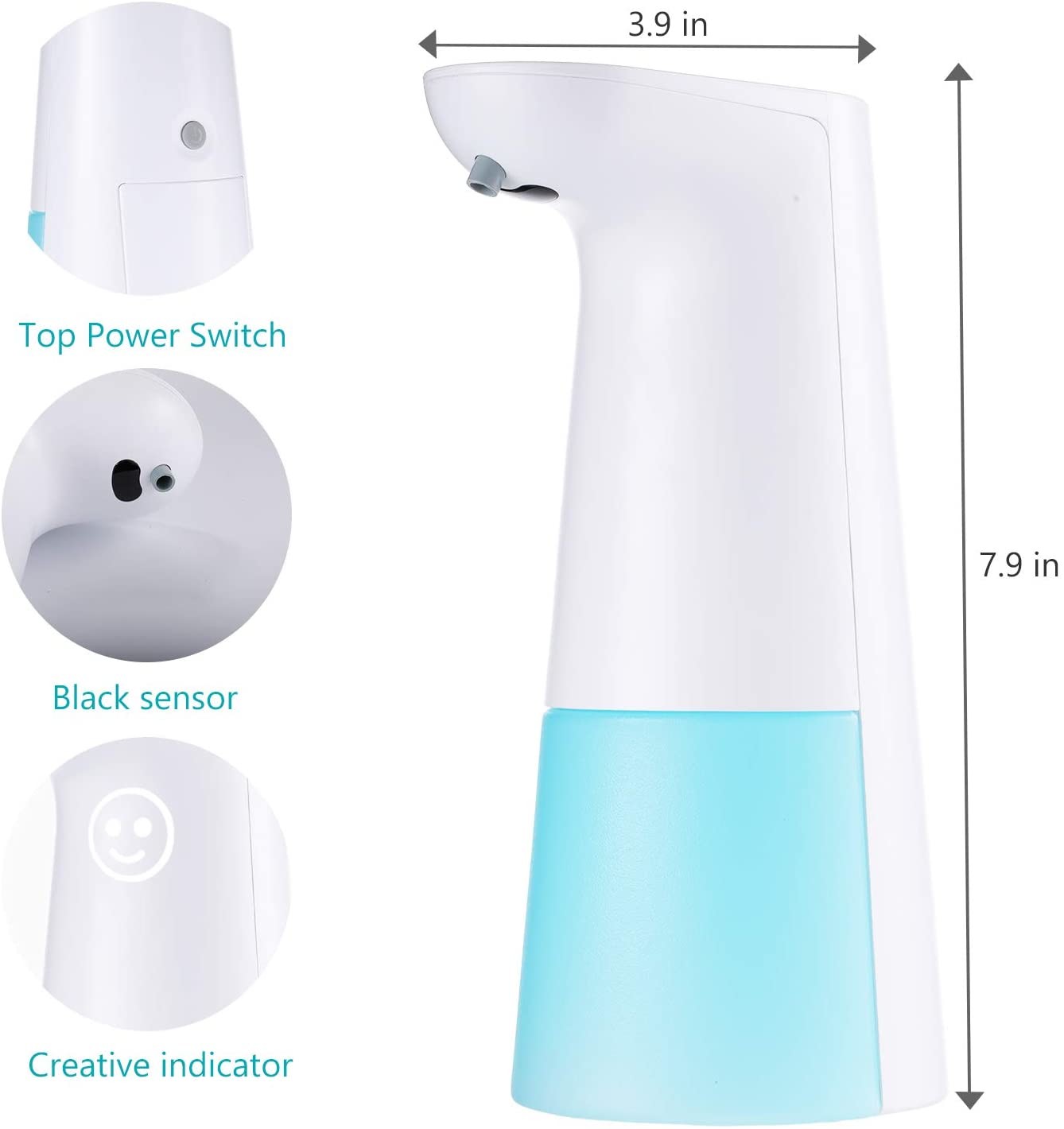 Машина распределителя ROHS 250ML Touchless дезинфицирующего средства 5CM управляемая батареей