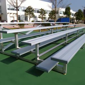 Portable Metal Bleacher Seats , Aluminum Stadium Bleachers For Sports Field