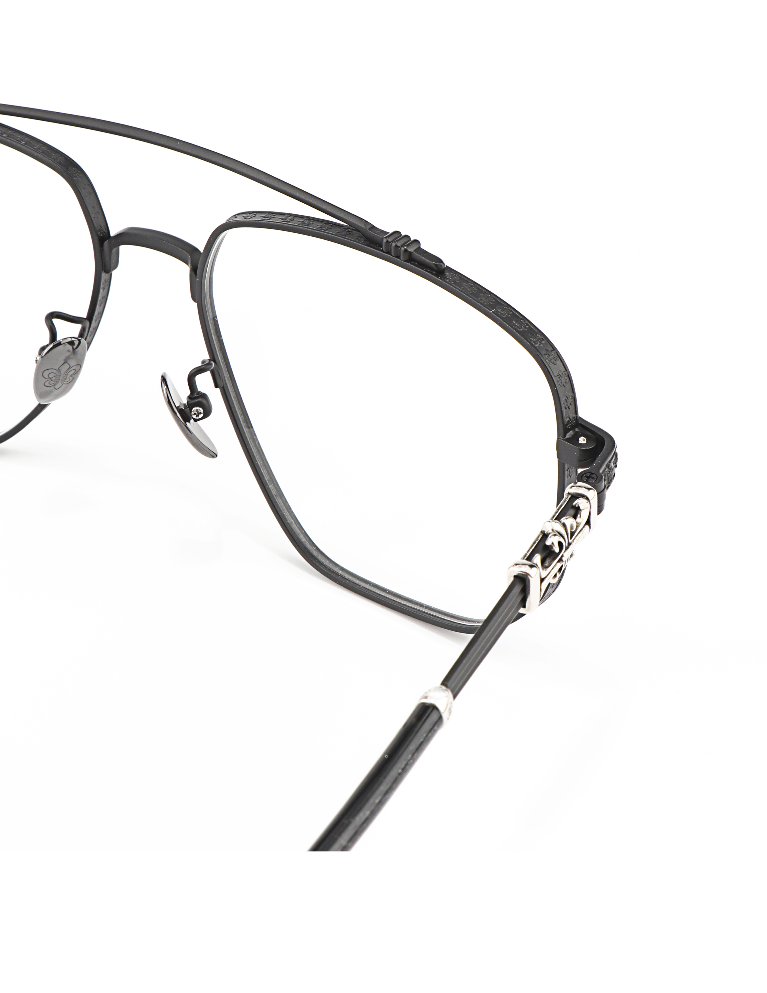 CH8077 High Quality Oversize Titanium Pilot Solid Y2K Luxury Brand Women Custom Made Party clear Frame Glasses for Unisex Men