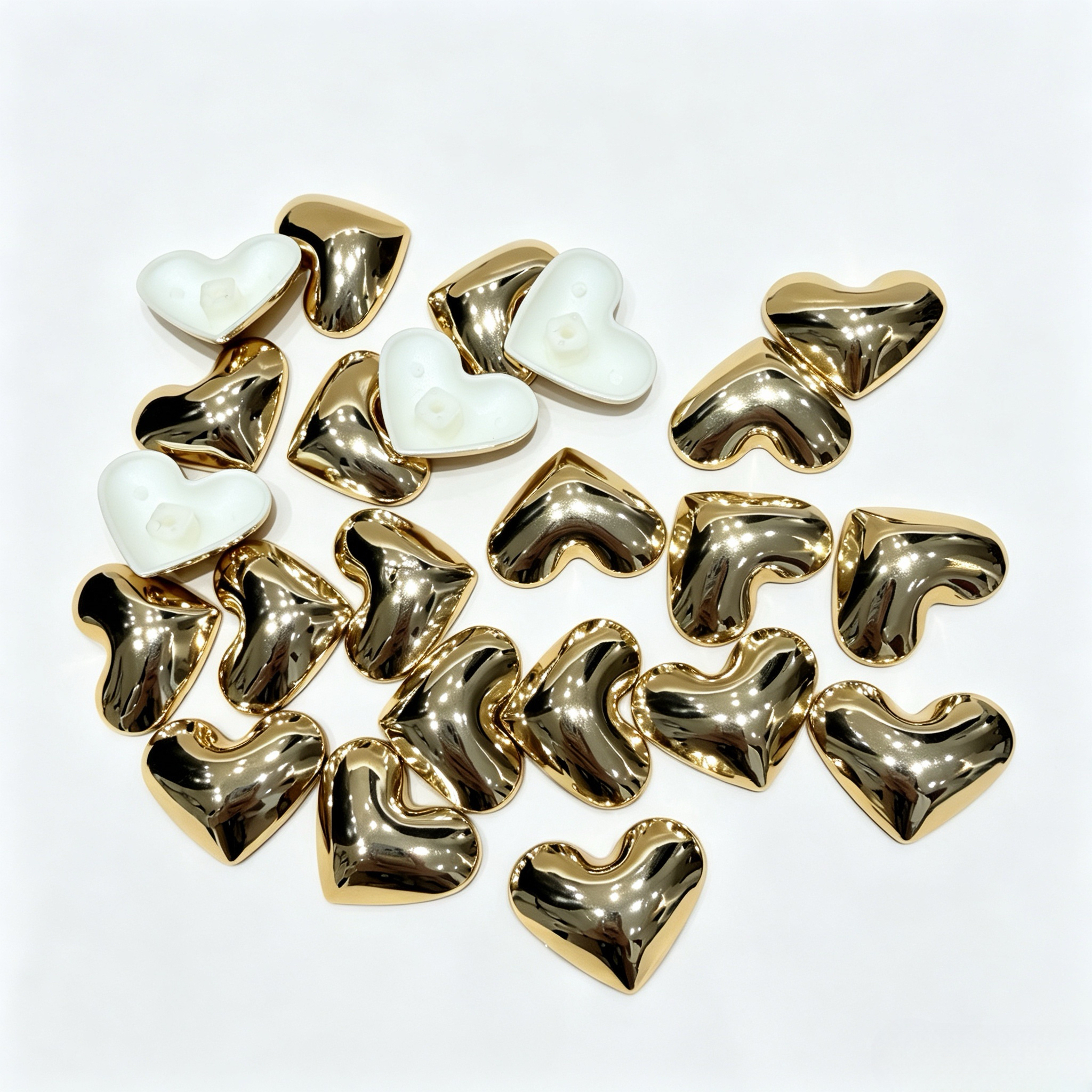Long-lasting Lady's shoe flower series Medium PP Plastic components designed for durable and fashionable shoe decoration