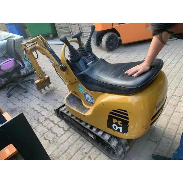PC01 Original Color Used Komatsu Mini Excavator For Working Indoors