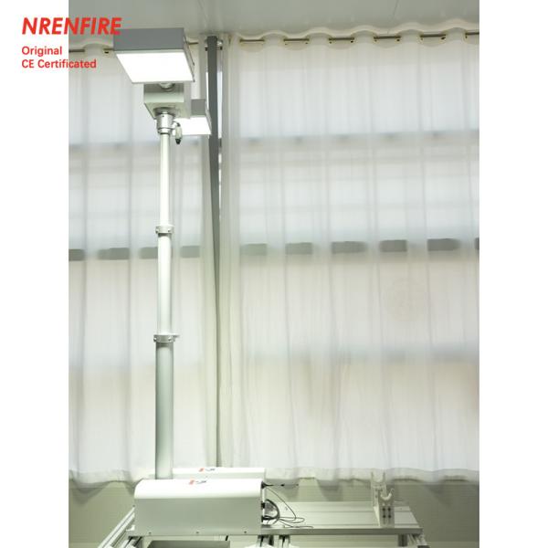 1.8m emergency light tower-pneumatic telescopic mast light tower for fire vehicle, pan tilt light tower, pneumatic mast lighting tower NR-R1800-240