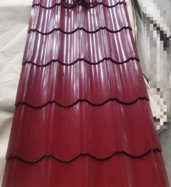 Corrugated Galvanized Roofing Sheets Plate with Color Coated Steel Sheet Flange Plate