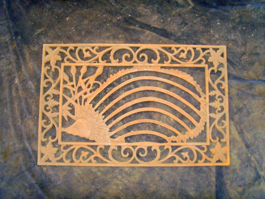 Half Moon Outside Door Mats / Antique Personalized Metal Door Mats