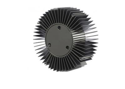 70 W Auminum expulso redondo conduziram o dissipador de calor com anodização preta