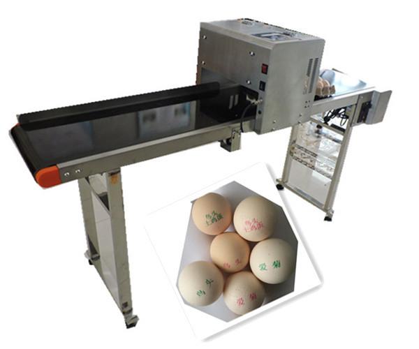 CE ISO Industrial Inkjet Printer , Egg Inkjet Marking Equipment 12v 4a