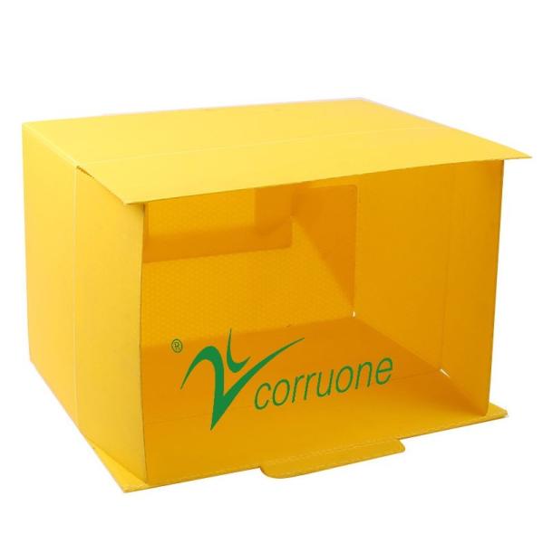 1.5mm-30mm PP Corrugated Plastic Packaging Boxes White Green Blue