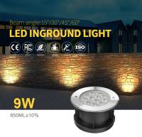 luz subaquática da terra do diodo emissor de luz do cabo do VDE das luzes SS316L 9W do diodo emissor de luz de 24V IP68