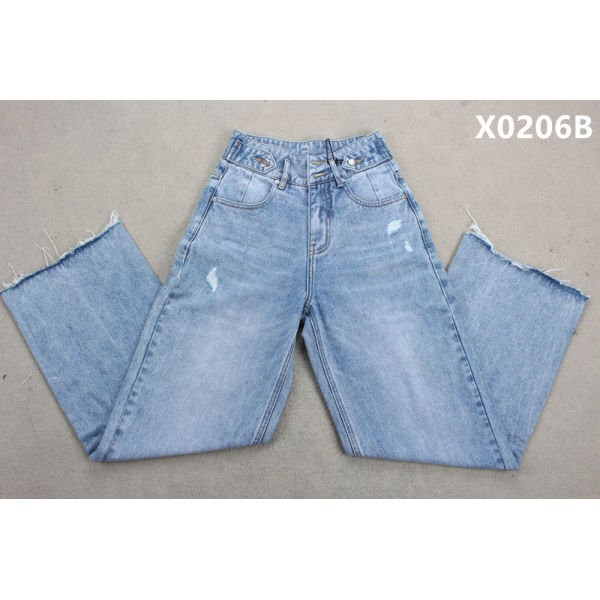 100% Cotton Denim Fabric Boyfriend Jeans Denim Fabric Factory Price Suppliers