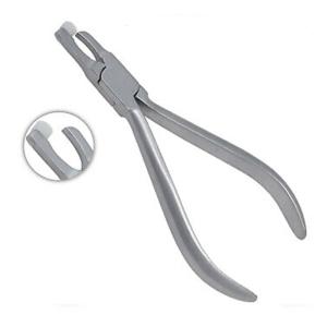 Banda de instrumentos de ortodoncia ALS Retirando el separador colocando el pliegue para los dientes posteriores