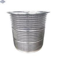 Cesta de filtro de acero inoxidable 304 para línea de producción de papel