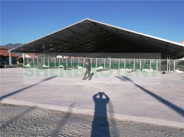 Stable Event Outdoor Event Tent White Transparent Cover Anti - Rust Surface