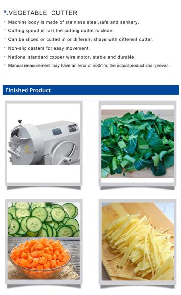 Stainless Steel Commercial Hotel Vegetable Cutter Machine Capacity 1000KG/H For Sanitary Food Preparation