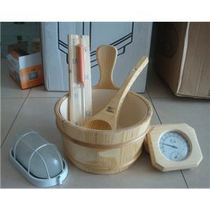 Double table Sauna Wooden Thermo Hygrometer Steam Sauna Heater Accessories