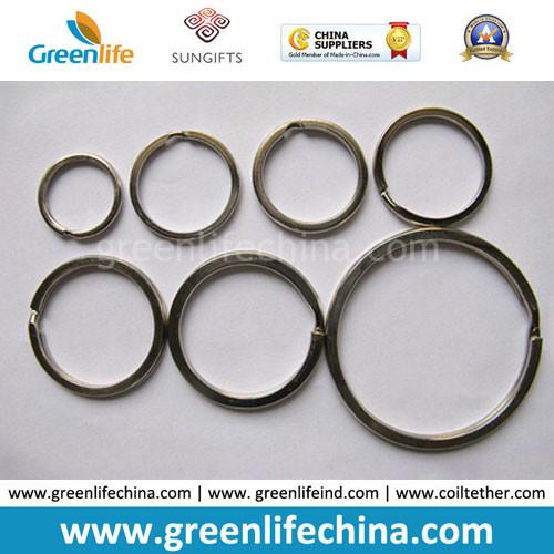 High Quality Stainless Steel #304  Inside Diametre 25MM Flast 3MM Dia Split Ring w/Chain