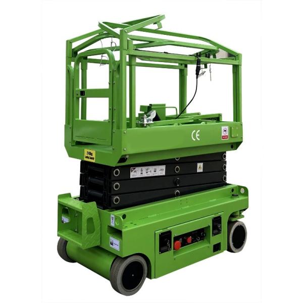 O tipo carga das rodas do giro de 240kg mini Scissor o elevado desempenho bonde completo do elevador