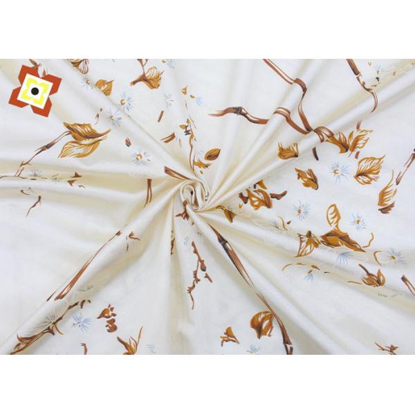 230cm Width Pillow Mattress Quilting Fabric Beige Decor Tear Resistant