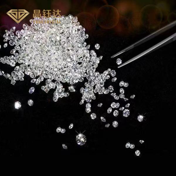 0.3ct 0.5ct 1.0ct VVS CONTRE les diamants développés par laboratoire lâche de SI HPHT pour des bijoux de diamants