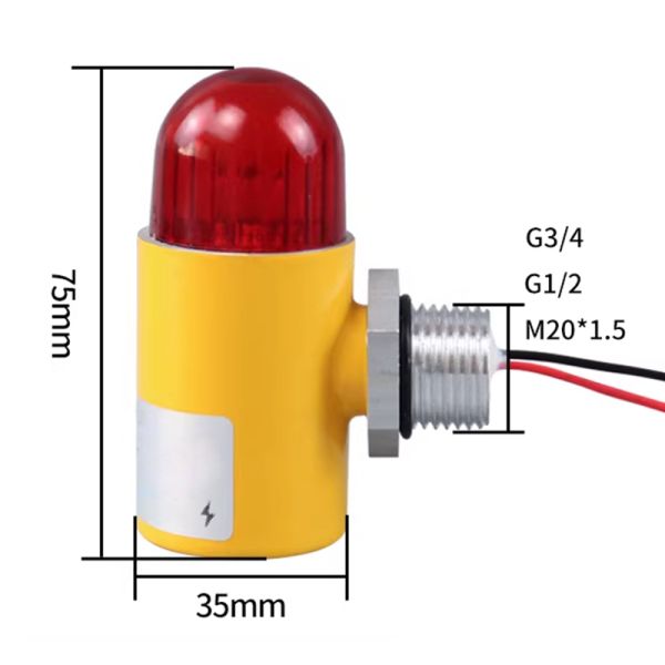 Cast Aluminum/Stainless Steel120dB Explosion Proof Sound and Light Alarm Industrial Warning Indicator Light