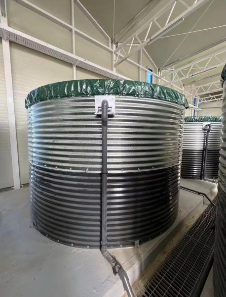 20000 litros 300000 litros 50000 litros de água Tanques de aço corrugado galvanizado a quente