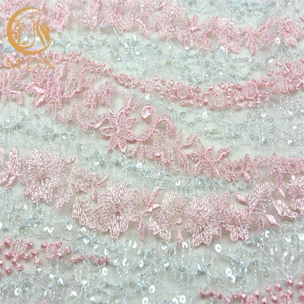 Шнурок платья вечера картины шнурка Sequin яркого блеска материальный изготовленный на заказ