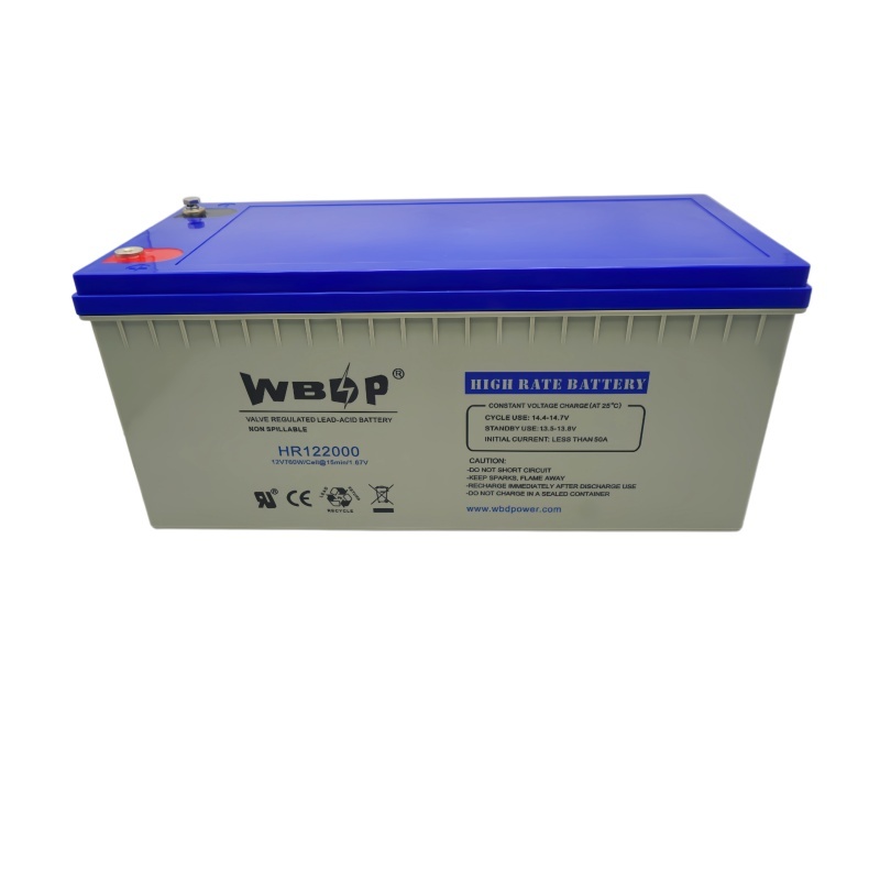 Fully Sealed 12V 200Ah AGM Battery High Rate SLA AGM Battery For Heavy Duty Electric Forklift