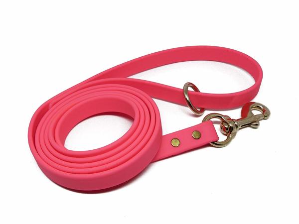 Trela impermeável do cão do pé de comprimento 6, ligação à prova de intempéries do treinamento do cão colorida