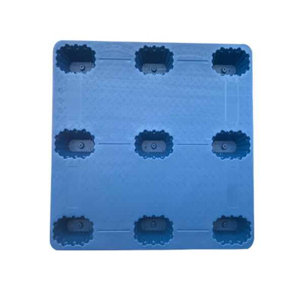 Pálete plástica Nestable da maneira do produto comestível 4 impermeável para o hotel do agregado familiar