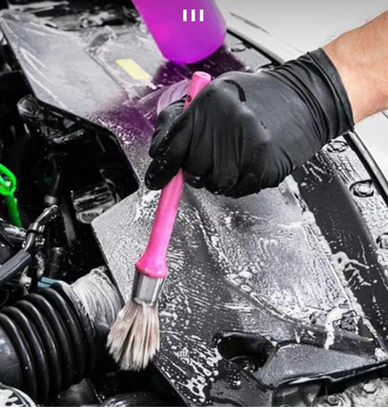 Pulgadas industriales del nitrilo del guante disponible negro del nitrilo 9 de guantes estéril del examen