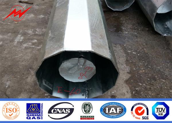 Lâmpada de poste de luz solar galvanizado de aço exterior 4m 5m 6m 7m 8m 9m 10m 12m