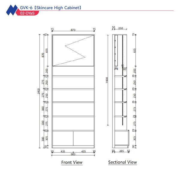 Cosmetics Retail Boutique Fixtures Display Showcase Solutions Custom