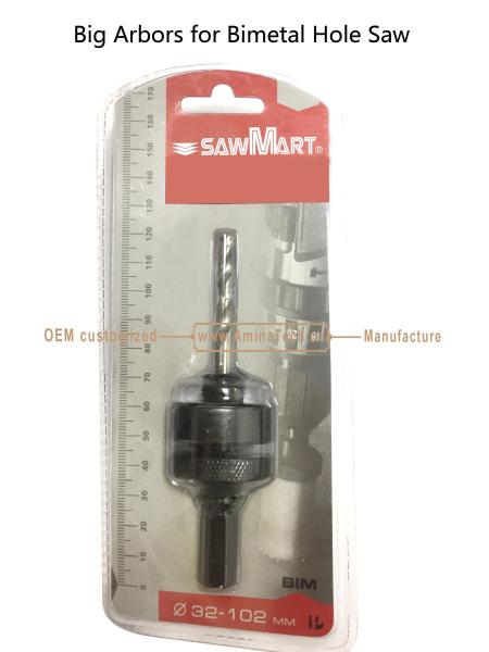 Big Arbors for Bimetal Hole Saw,φ32-102mm,Big Arbors for Bimetal Hole Saw, Center Drill Bit,Drill bit Extensio