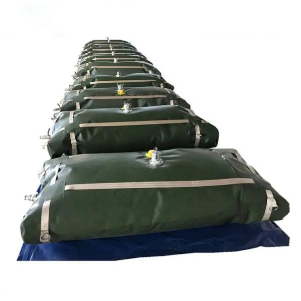 PVC / TPU Coated Fabric Flexible Oil Tank For Gasoline Diesel Storage And Transportation