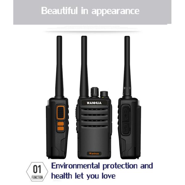 Digital Mobile Radio Handheld UHF High Power Walkie Talkie with 2.5ppm Frequency Stability