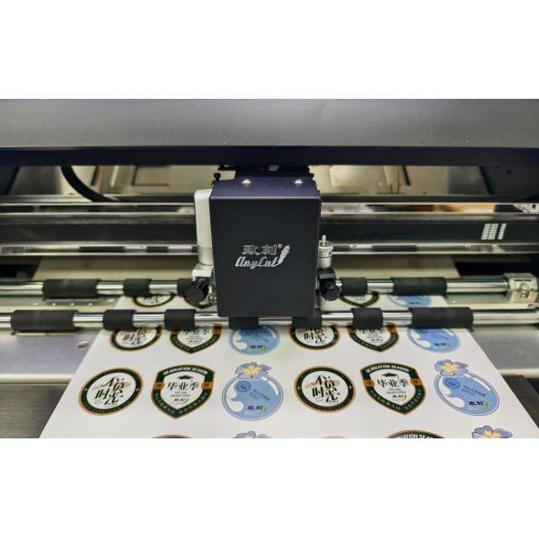 Anycut A3/A4 Sticker Label Cutting Plotter with Double Head Wheel Indentation Automatically Cutting