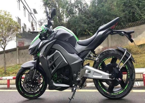Powerful Fully Electric Sport Motorcycle Short Charging Time For Adults