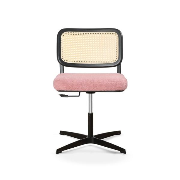 studio exécutif de rotin de la chaise 47CM Seat pp de bureau blanc en osier du