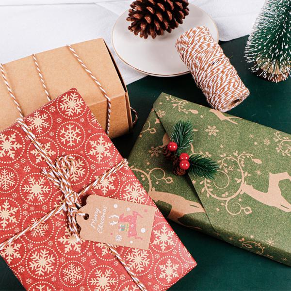 MSD Gift Box Package for Decoration Christmas Holiday Daily Party Kraft Art Wrapping Paper
