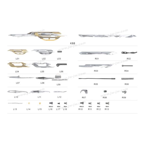 Weaving loom spare parts Rapier Gripper rapier head for Vamatex K88 Loom Parts