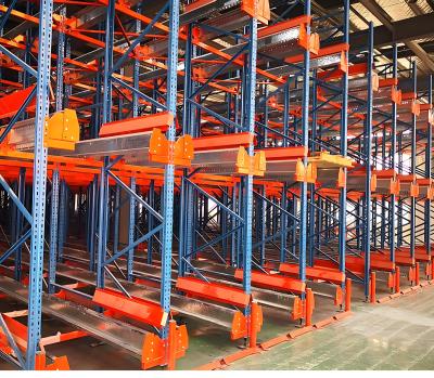 Steel Radio Shuttle Racking System High Density Racks Maximize Storage Utilization
