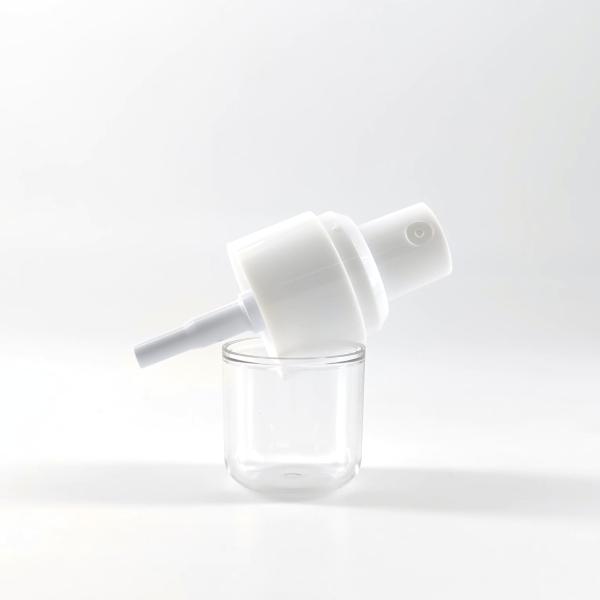 20mm 20/410 Double Wall Mist Spray Head Pp Fine Mist Sprayer With Clear Cap