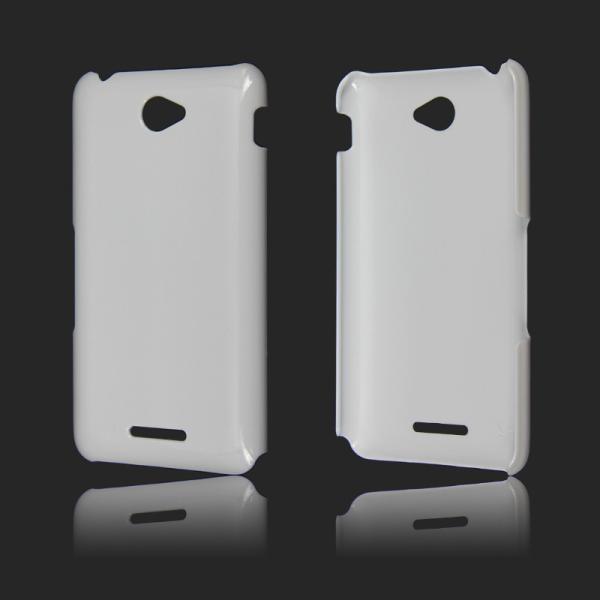 Hard white black Case crystal clear cover for Sony E4