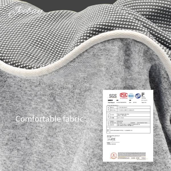 Jourm Travel Pillow Customized Gray U Shape Neck Support Memory Foam Pillow for Travel