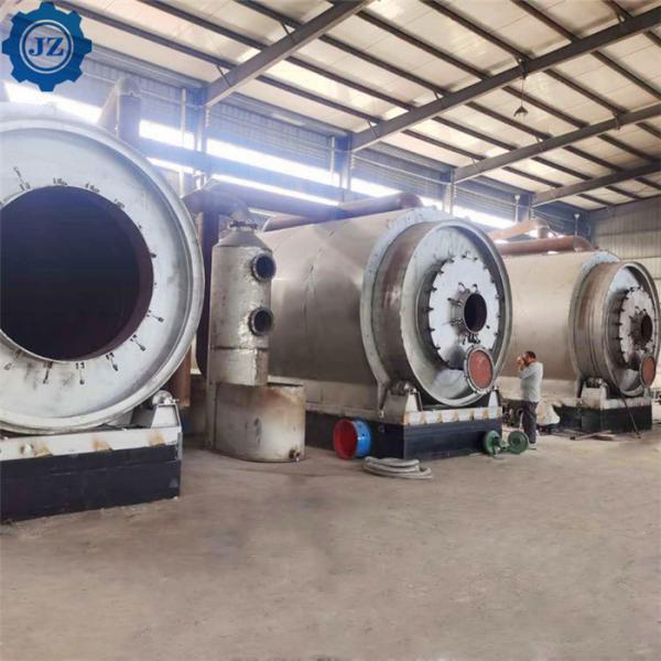 50ton Continuous Type Waste Tyre Plastic Pyrolysis To Fuel Oil Production Line