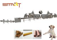 CE automático material da máquina da produção dos ossos da mastigação do cão dos SS/ISO habilitado