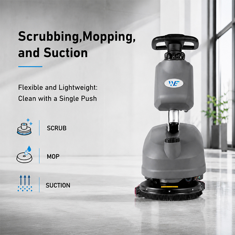 High Quality Industrial Floor Scrubber 24V Multifunctional Indoor Outdoor Floor Cleaning Machine
