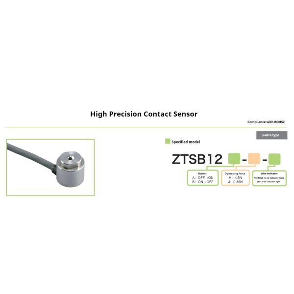 High Precision CNC Automatic Equipment Contact Sensor 24v Contactless Probe Inductive Switch ZTSB12