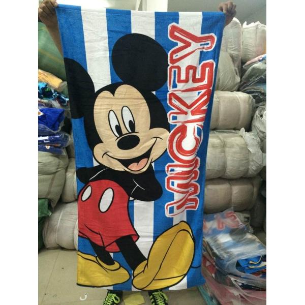 70*140cm 300g cotton Children Cartoon Mickey Bath Towel Beach Towel Swimming Towel