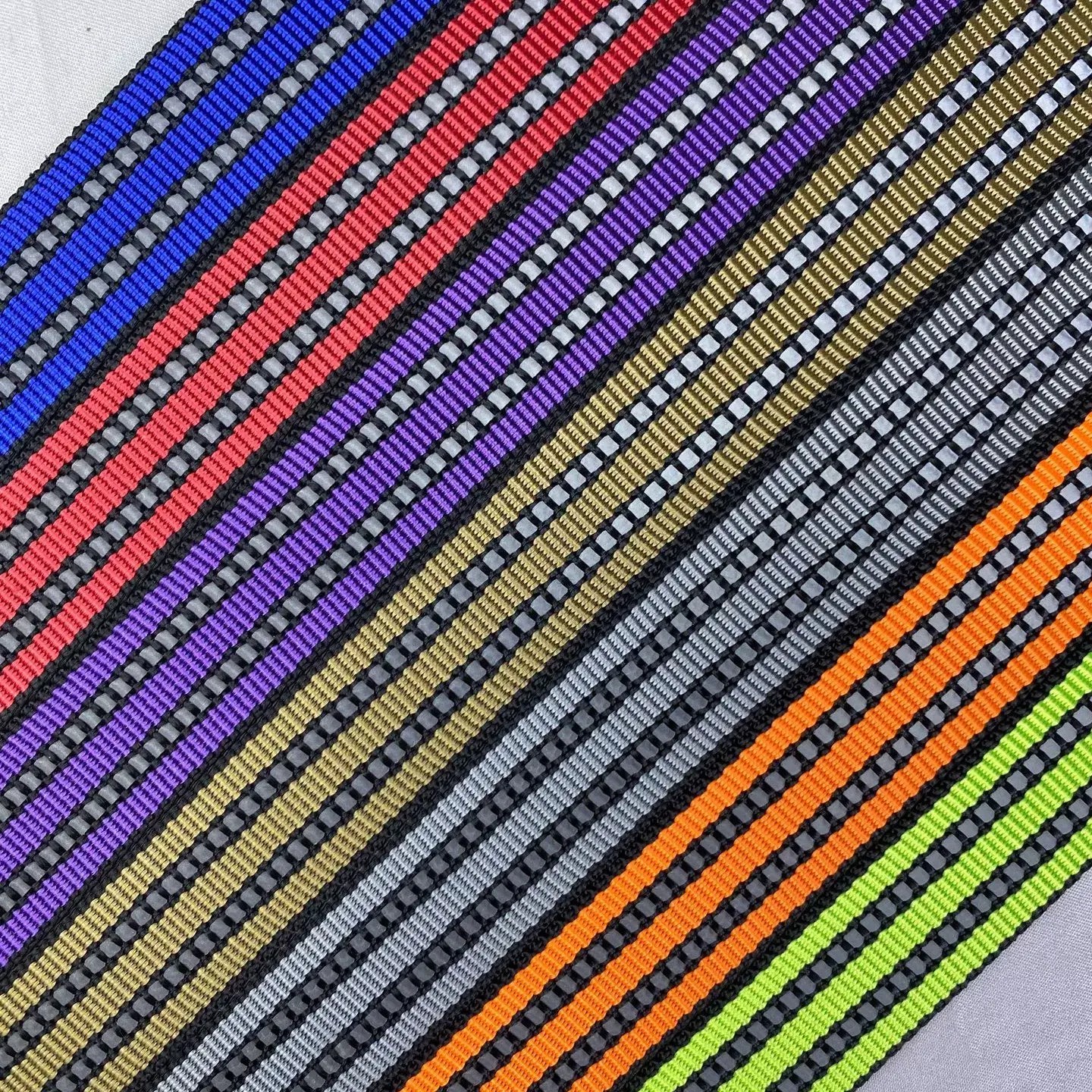 Reflective pet webbing